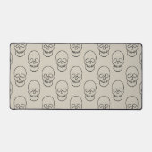 Skull - Bone White en Bat Black Bureaumat (Voorkant)