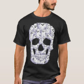 Skull Boo Ghost Funny Boo Ghosts Halloween Costume T-shirt (Voorkant)