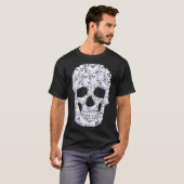 Skull Boo Ghost Funny Boo Ghosts Halloween Costume T-shirt (Voorkant volledig)