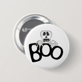 Skull Boo Ronde Button 5,7 Cm (Voorkant /achterkant)