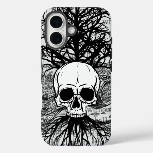 Skull & Books Case-Mate iPhone Hoesje (Achterkant)