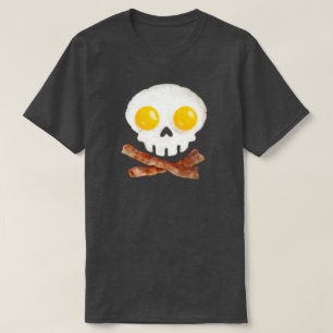 Skull & Botten Bacon & Eggs Ontbijt T-shirt