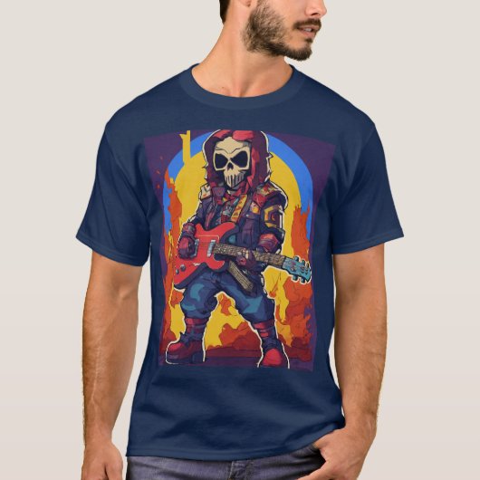 Skull & Botten Rock T-shirt (Voorkant)