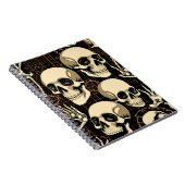 Skull botten skateboard notitieboek (Rechterzijde)