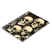 Skull botten skateboard notitieboek (Linkerzijde)