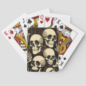 Skull botten skateboard pokerkaarten (Achterkant)