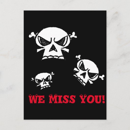 Skull Boys Briefkaart (Voorkant)