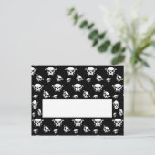 Skull Boys Briefkaart (Staand voorkant)