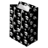 Skull Boys Medium Cadeauzakje (Achterkant Gekanteld)