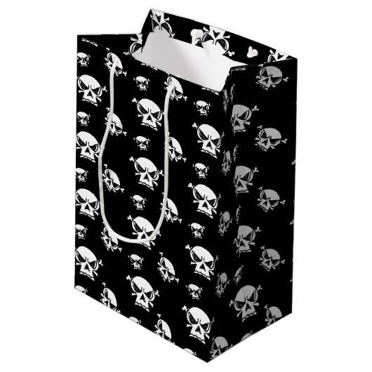 Skull Boys Medium Cadeauzakje (Achterkant Gekanteld)