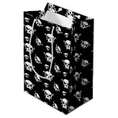Skull Boys Medium Cadeauzakje (Voorkant Gekanteld)