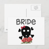Skull Bride Briefkaart (Voorkant / Achterkant)