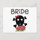 Skull Bride Briefkaart (Voorkant)