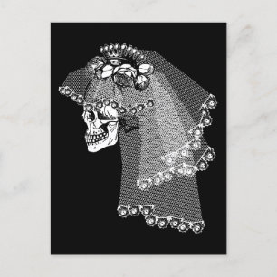 Skull Bride Briefkaart
