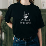 Skull Bride of Die Till Death Bachelorette T-shirt<br><div class="desc">Toekomstige Mrs Gothic Skeleton Heart Bride</div>