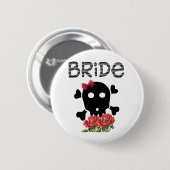 Skull Bride Ronde Button 5,7 Cm (Voorkant /achterkant)