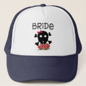 Skull Bride Trucker Pet (Voorkant)