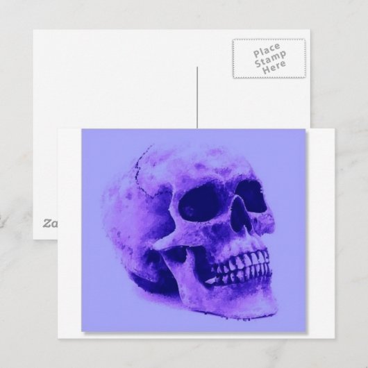 Skull Briefkaart (Voorkant / Achterkant)