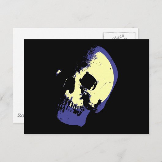 Skull Briefkaart (Voorkant / Achterkant)