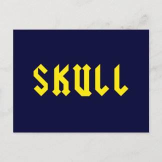 Skull Briefkaart