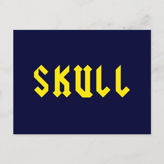 Skull Briefkaart (Voorkant)