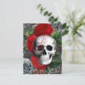 Skull Briefkaart (Staand voorkant)