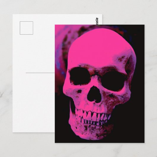 Skull Briefkaart (Voorkant / Achterkant)