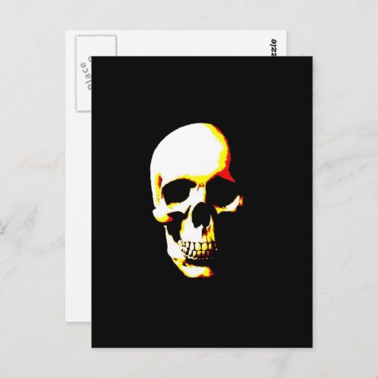 Skull Briefkaart (Voorkant / Achterkant)