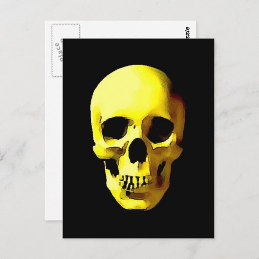 Skull Briefkaart (Voorkant / Achterkant)