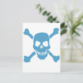 Skull Briefkaart (Staand voorkant)
