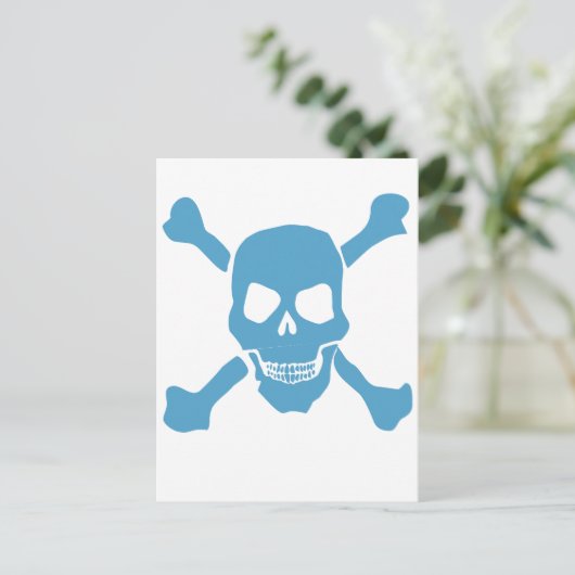 Skull Briefkaart (Staand voorkant)