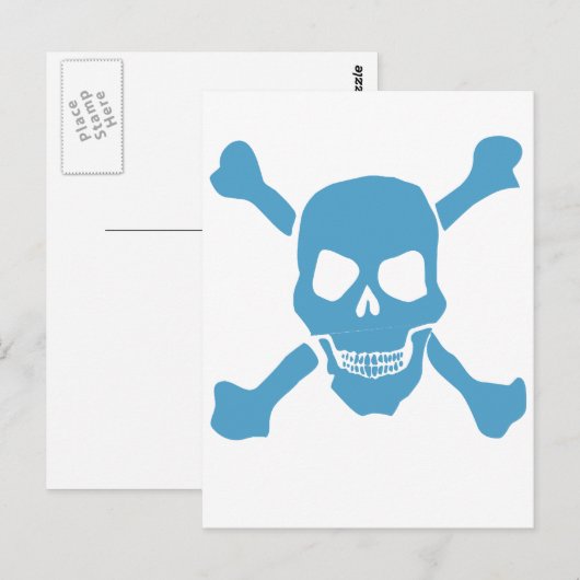 Skull Briefkaart (Voorkant / Achterkant)