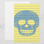 Skull Briefpapier (Voorkant / Achterkant)