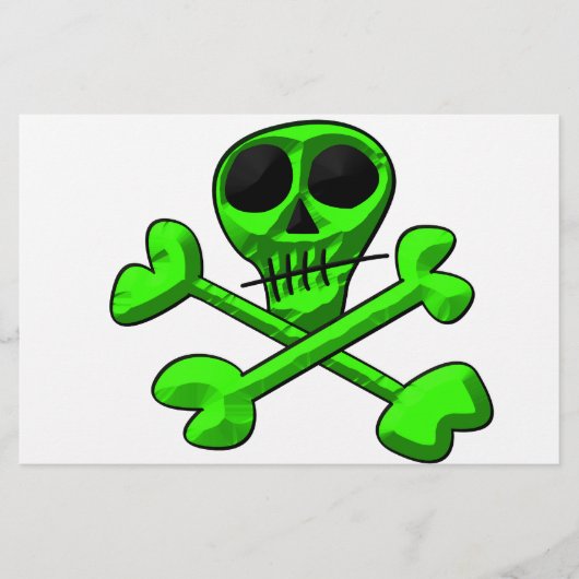 Skull Briefpapier (Voorkant)