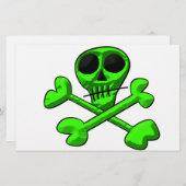 Skull Briefpapier (Voorkant / Achterkant)