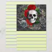 Skull Briefpapier (Voorkant / Achterkant)