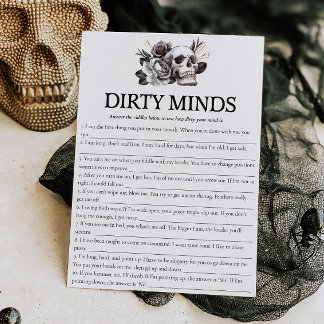 Skull bruid of Die Bachelorette spel Dirty Minds Kaart