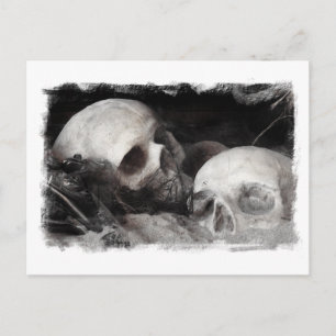 Skull Buddies Briefkaart