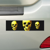 Skull Bumpersticker (Op auto)