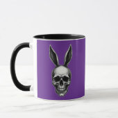 Skull Bunny – Dark Gothic Easter - caneca Mok (Links)