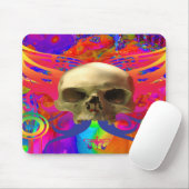 Skull Butterfly in Color Mouse Mat Muismat (Met muis)