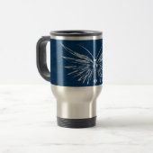 Skull Butterfly Travel Mug Reisbeker (Voorkant links)