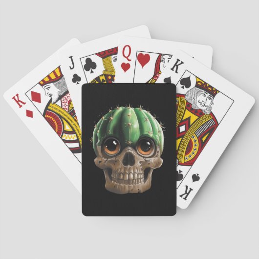 Skull Cactus Playing Cards Pokerkaarten (Achterkant)