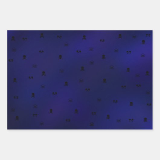 Skull cadeau papier set inpakpapier vel (Voorkant 3)