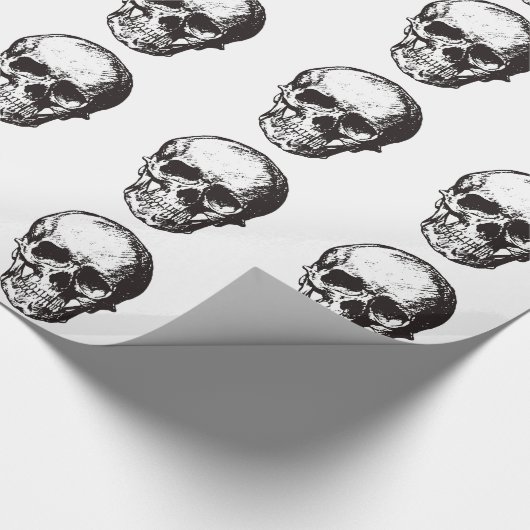 Skull Cadeaupapier (Hoek)