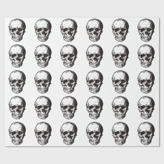 Skull Cadeaupapier (Vlak)