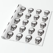 Skull Cadeaupapier (Uitgerold)