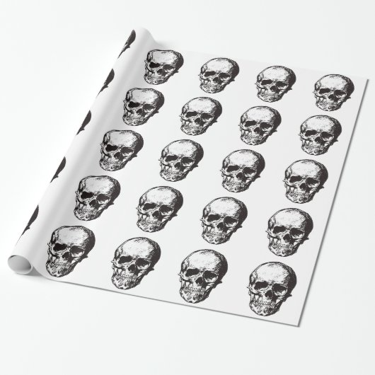 Skull Cadeaupapier (Uitgerold)