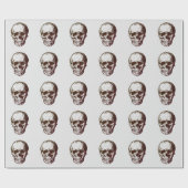 Skull Cadeaupapier (Vlak)