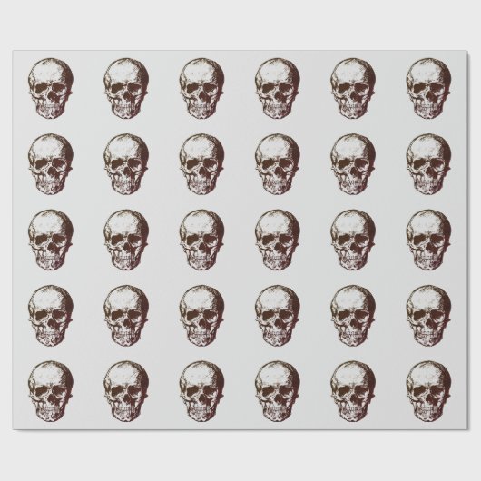 Skull Cadeaupapier (Vlak)